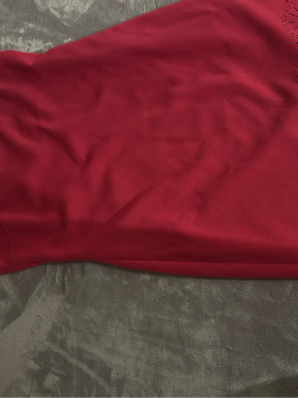Red Women's dress.
